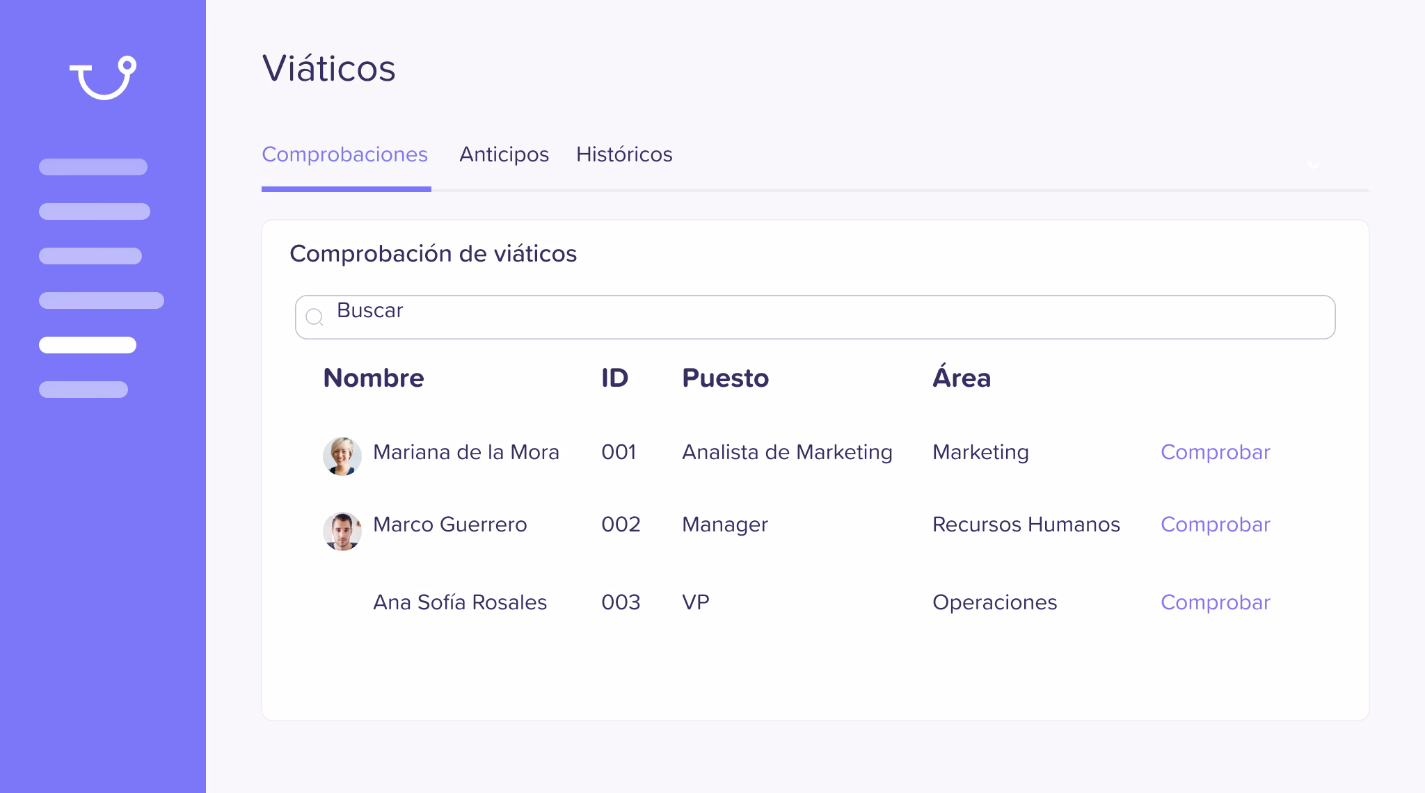Gestiona viáticos fácilmente