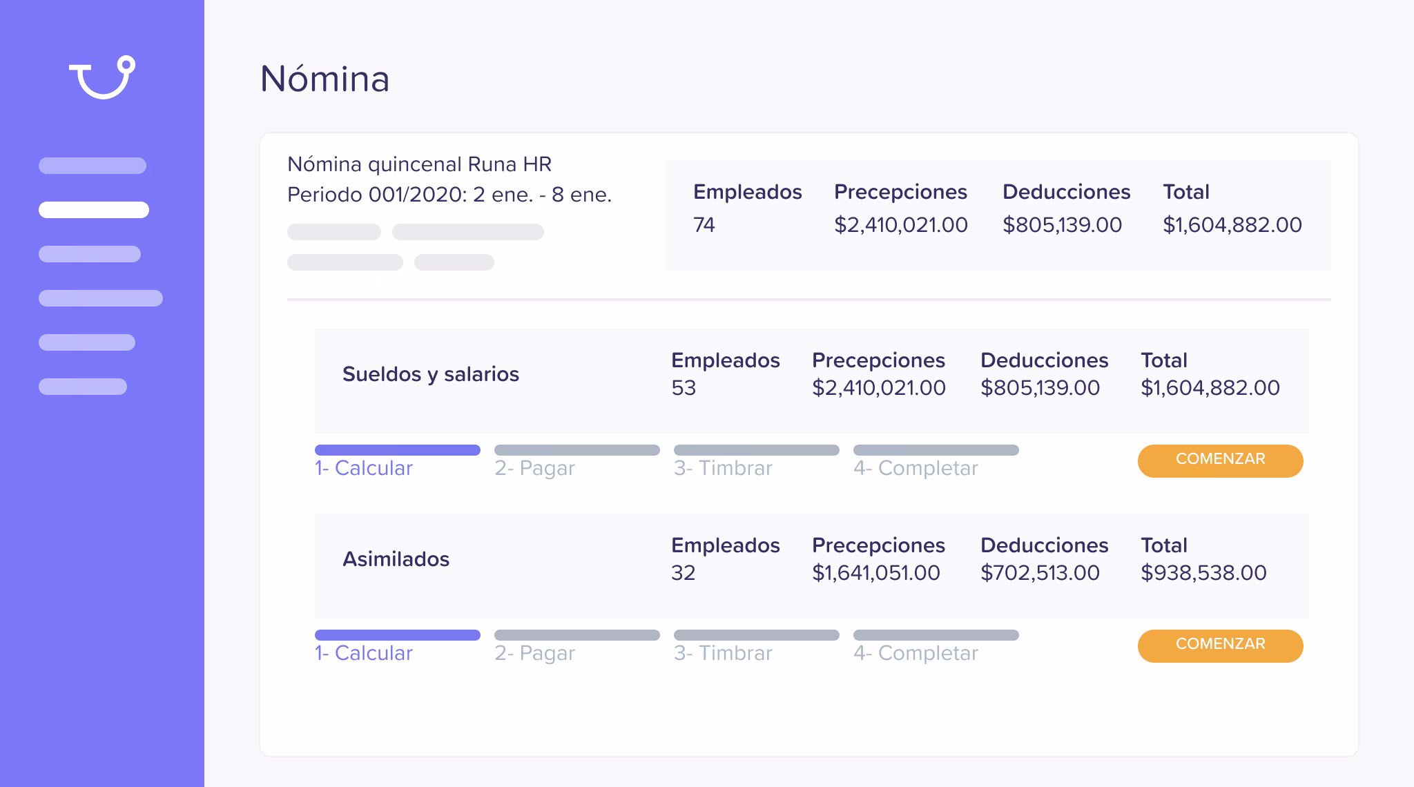 Nómina confiable y flexible