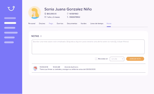 ¿Necesitas dar seguimientos? Toma nota